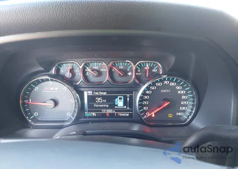 2016 Chevrolet Silverado 1500 2Lt из США, поврежденный, VIN 1GCVKREC6GZ258021